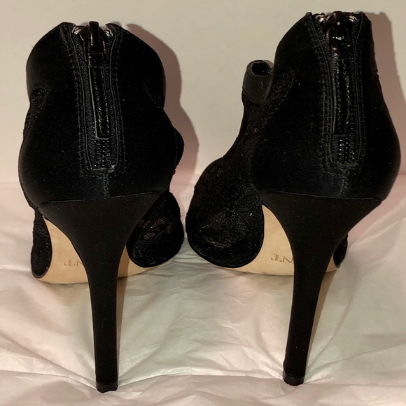 Glint Nordstrom Open Toe Lace Stiletto Shootie - Picture 5 of 11